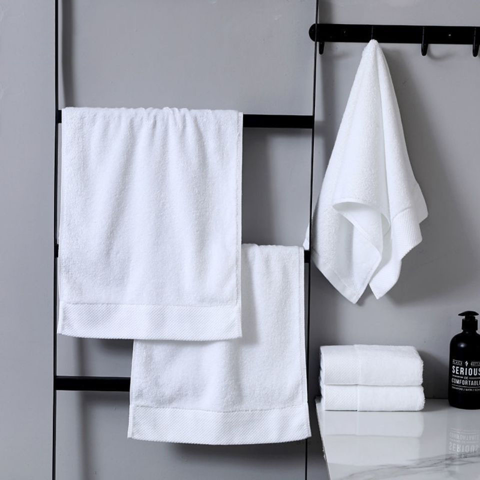 Satin Edge Hotel Towel set comfortable and breathable is the hotel's first choice！ 7