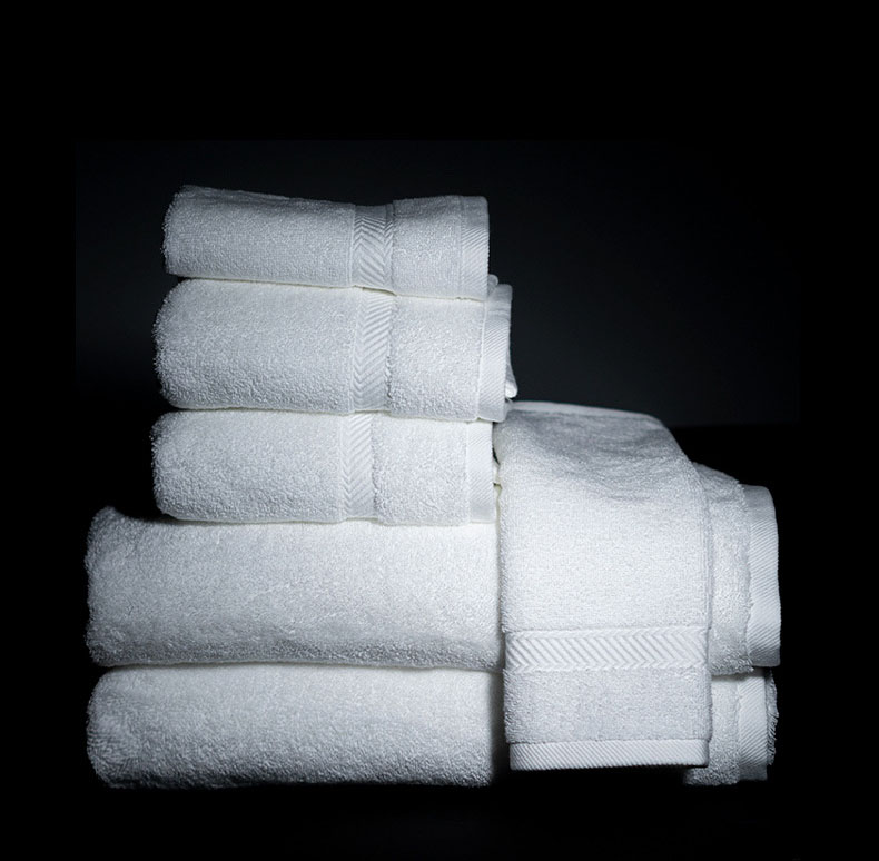 A high-quality pure cotton hotel bath towel towel three-piece set! 6