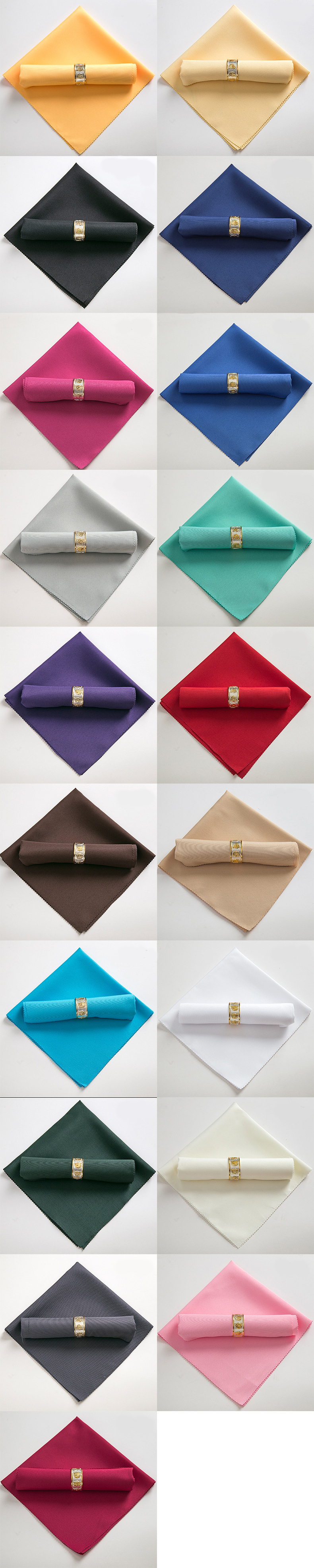 Cloth Napkins With Polyester Material For Luxury Hotel Restaurant _Hanbi 14