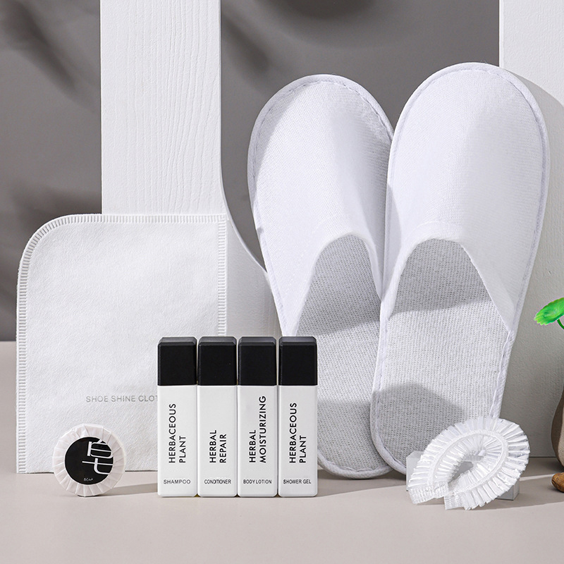 Hotel Resorts Homestay Bamboo Charcoal Soft hair toothbrush toothpaste comb Room supplies 6