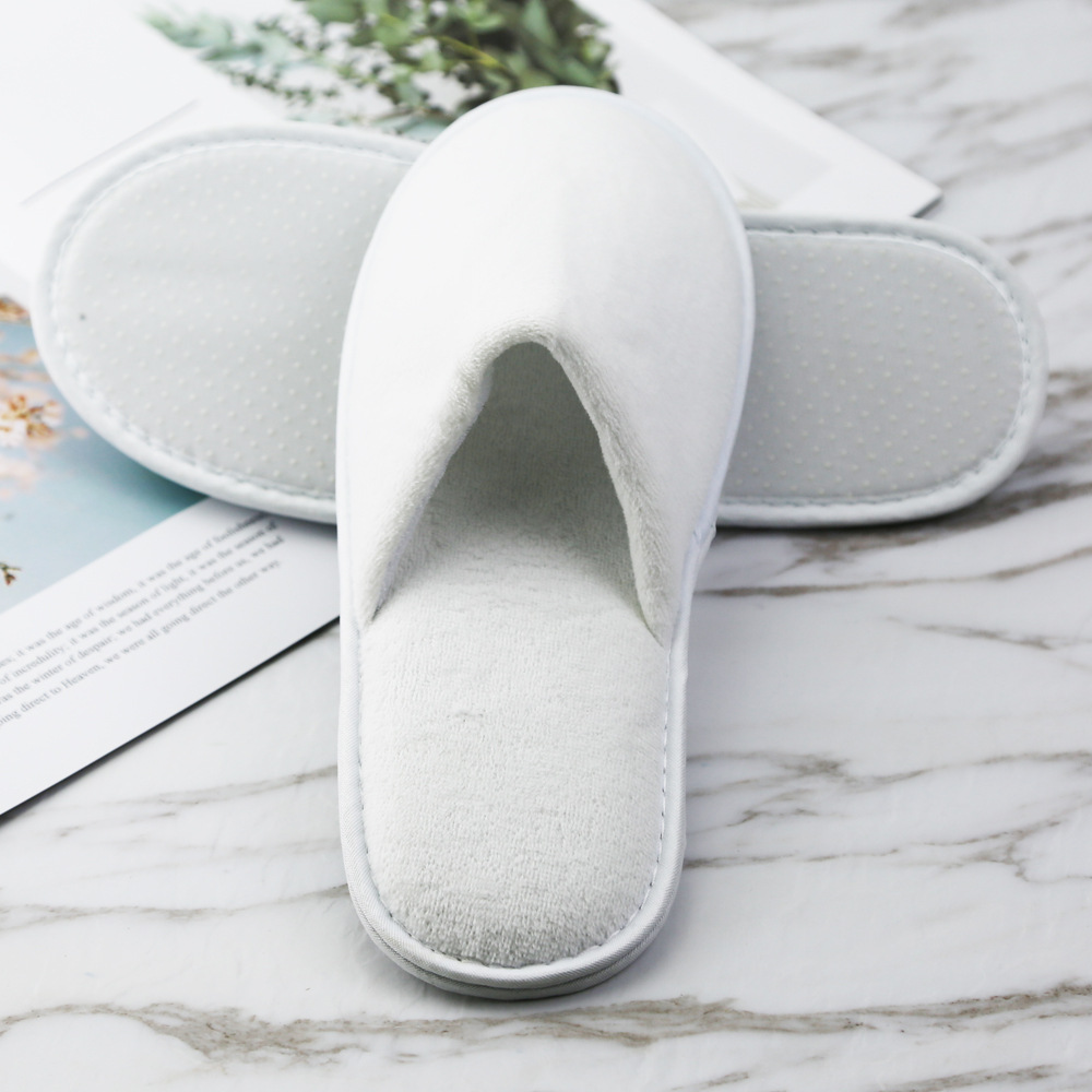 Disposable slippers Hotel special hotel beauty salon travel portable slippers for guests home slippers thickened non-sli 6