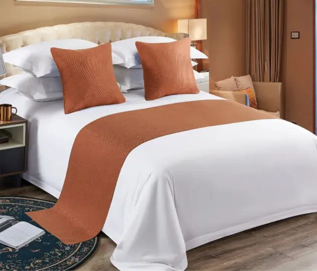 Custom silver diamante bed runner factory price Manufacturer | Hanbi Textile 5