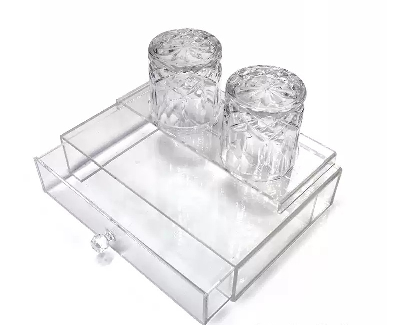 Hotel Acrylic Disposable Toiletries Storage Box For Hotel Leather Products _Hanbi Textile 13