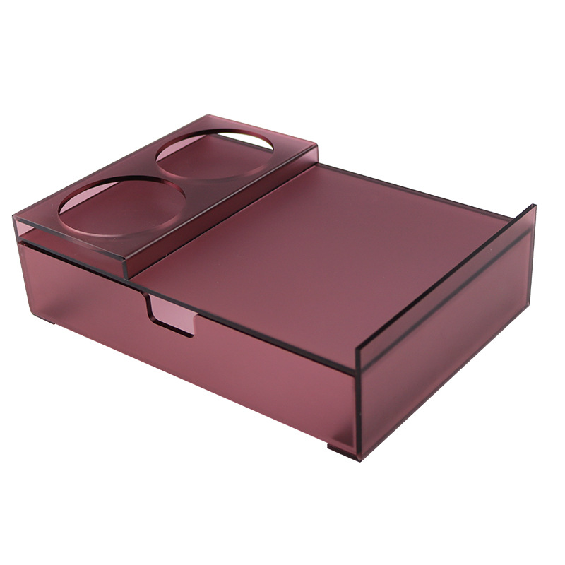 Hotel Acrylic Disposable Toiletries Storage Box For Hotel Leather Products _Hanbi Textile 17