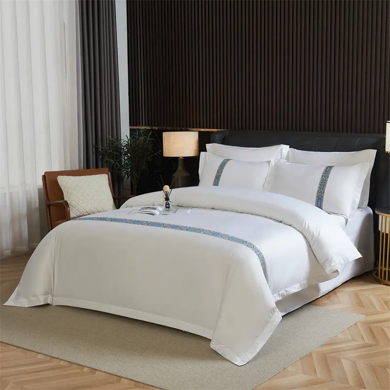 Hanbi Textile | best material hotel luxury bed sheets set order now 3
