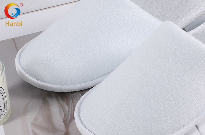 Appointed supplier of white velvet slippers for 5 star hotel 11
