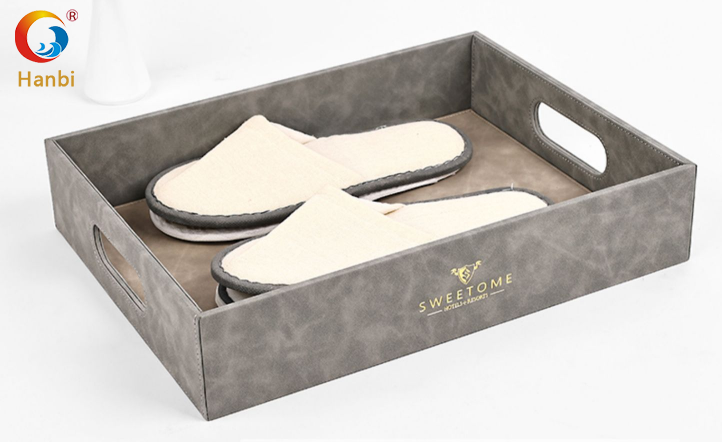 Five-star hotel Double faced velvet storage box wholesale factory 8