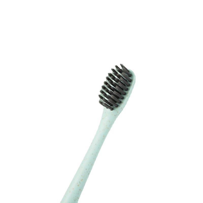 Hotel Disposable Toothbrush Wheat Straw Soft Hair Travel Environmental Toothbrush 5