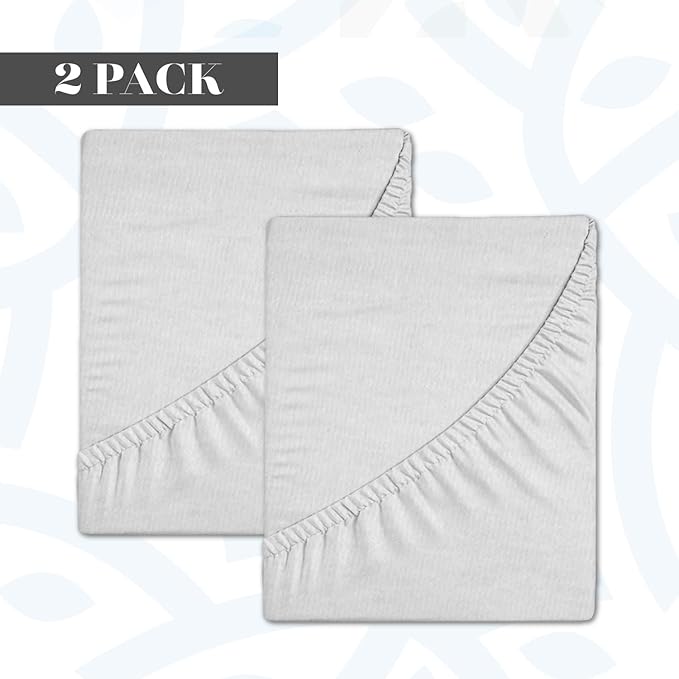 White Classic Fitted Hospital Bed Sheets Set, Soft Jersey Knitted Pure Cotton Quality 10