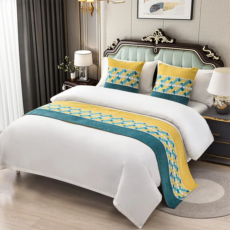 Latest diamante bed runner directly sale | Hanbi Textile 2