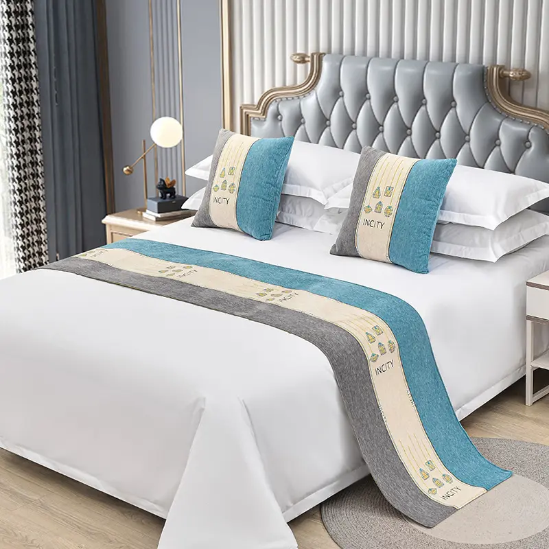 Latest diamante bed runner directly sale | Hanbi Textile 4