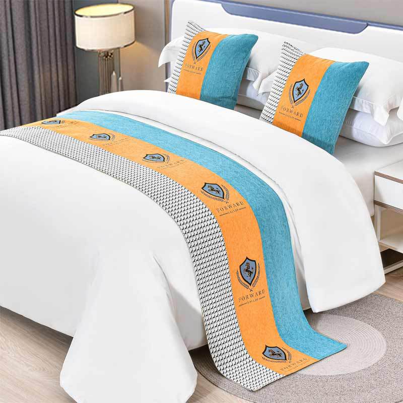 Bed Runner For Light Luxury Polyester Material In Luxury Hotels _Hanbi 15