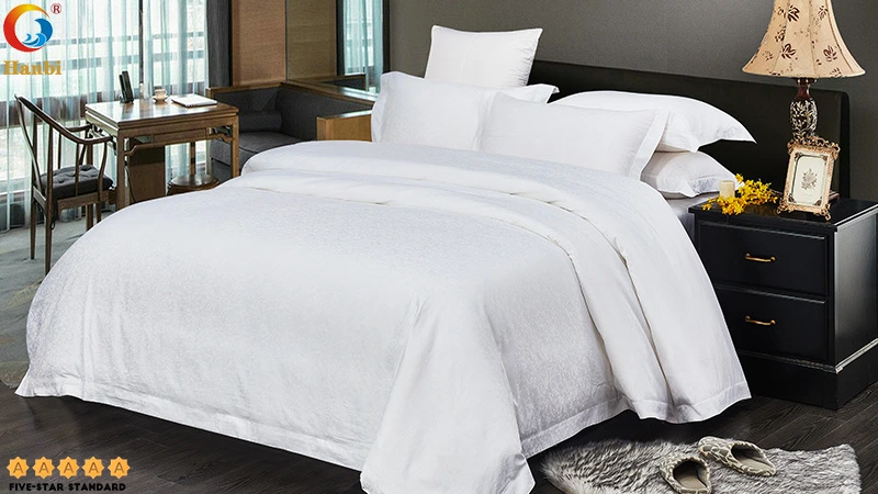Classic Cotton Jacquard Hotel Bedding Set - Hanbi Textile 1