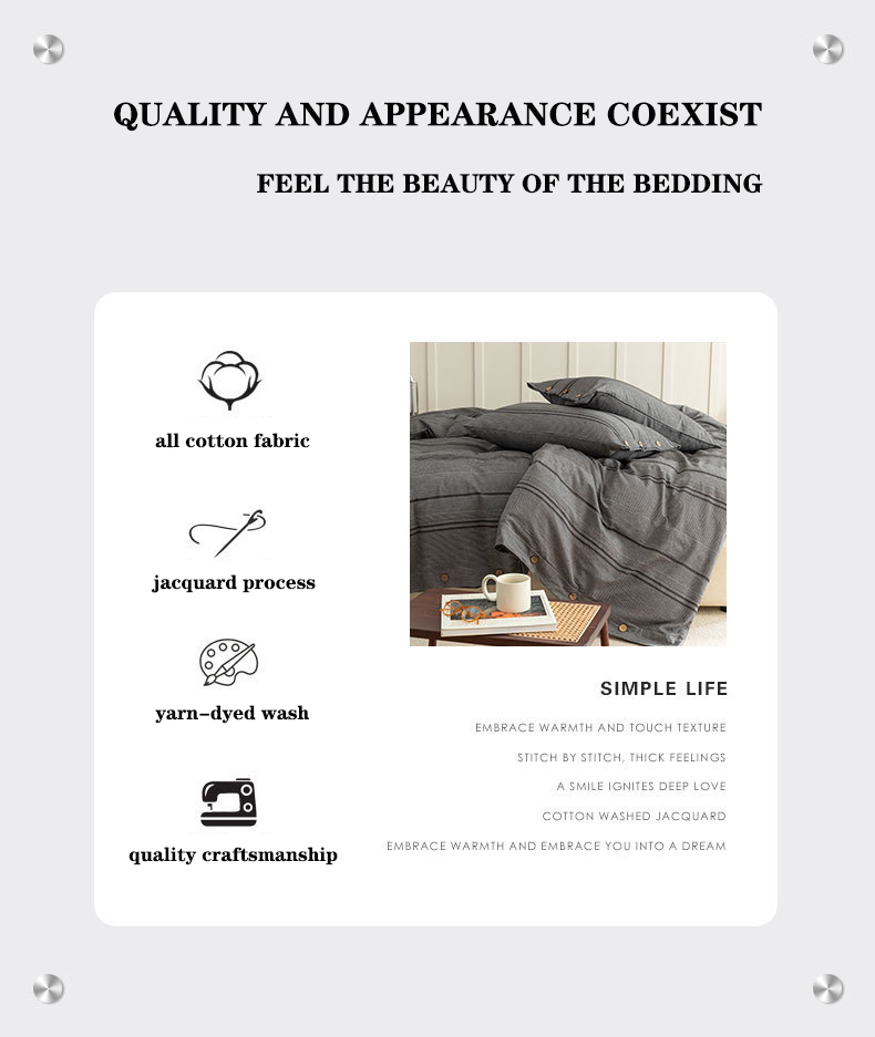 B&B Hotel Cotton Bedding Sets Customized Wholesale -Hanbi Textile 9