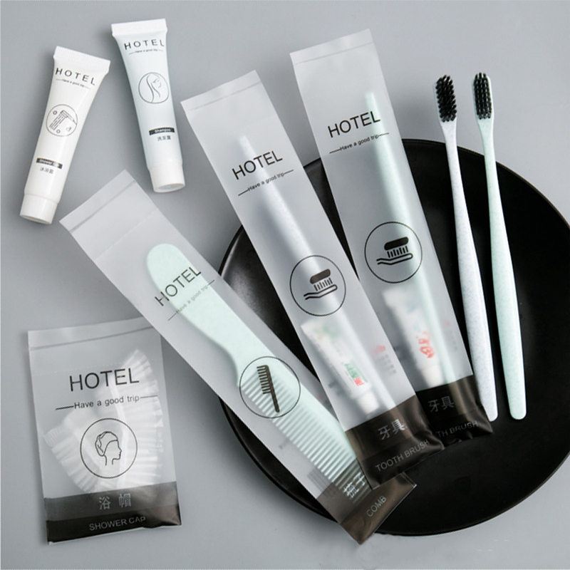 Simple Luxury Hotel Bathroom Amenities Pure White Suit Customization | Hanbi Textile 8