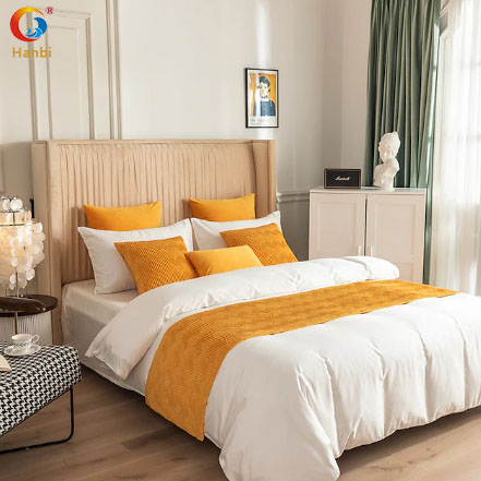 Hotel linen satin drill four sets of cotton wholesale bedding 8