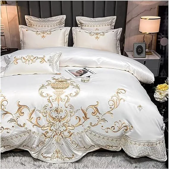 Star hotel homestaygrass  four-piece bedding set 60 pure cotton white sateen 1