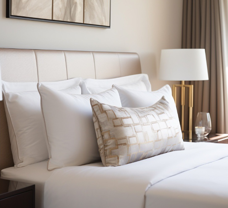 Best Five star hotel pure cotton all cotton pure white bedding Company - Hanbi Textile 10