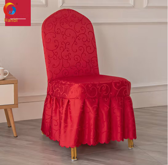 Custom red spandex chair covers customized Manufacturer | Hanbi Textile 6
