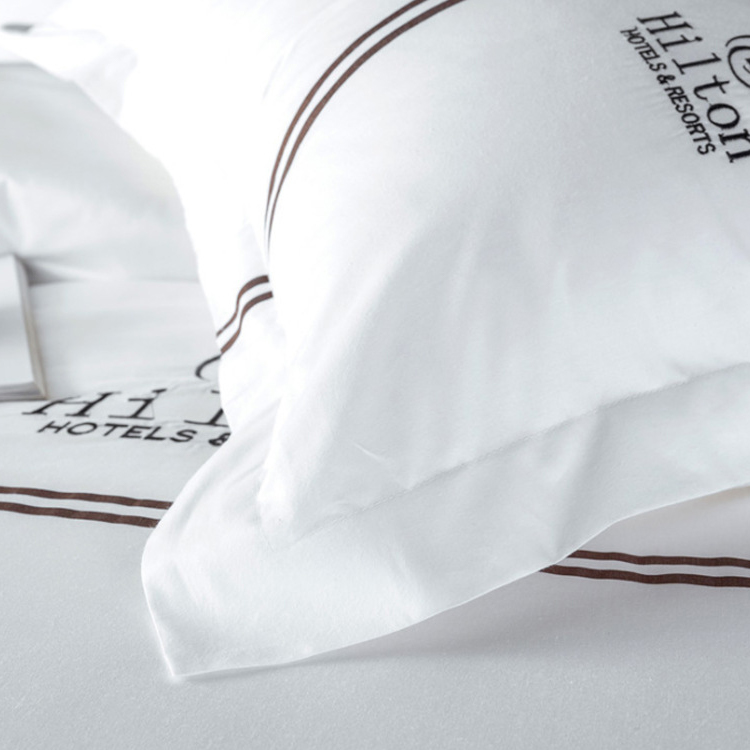 Hotel Bedding Set with Quilted Embroidery for Luxury Hotels _Hanbi 13