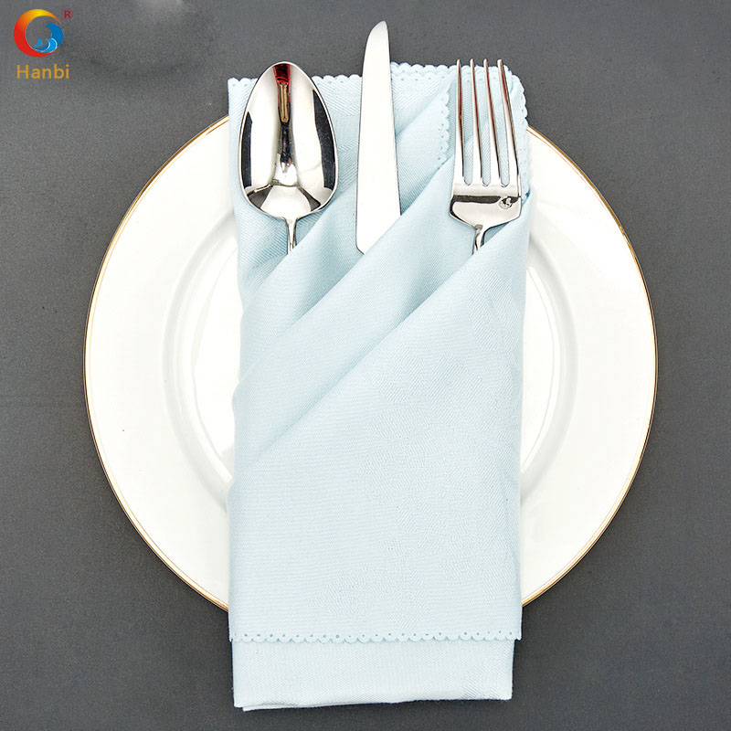 European hotel restaurant folding cloth napkin wholesale factory 6