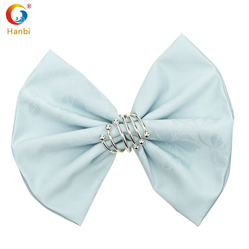 European hotel restaurant folding cloth napkin wholesale factory 5