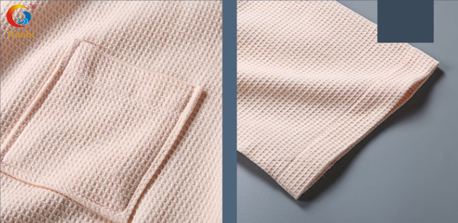 Pure cotton absorbent Waffle robe custom wholesale factory 10