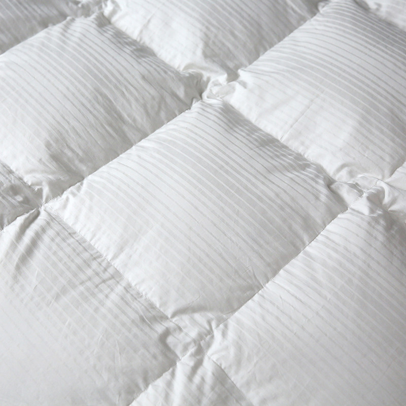 Winter Hotel White Goose Down Duvet with 100-Count Cotton Satin for Factory Wholesale 10
