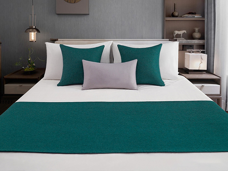 Latest ivory bed runner from China | Hanbi Textile 10