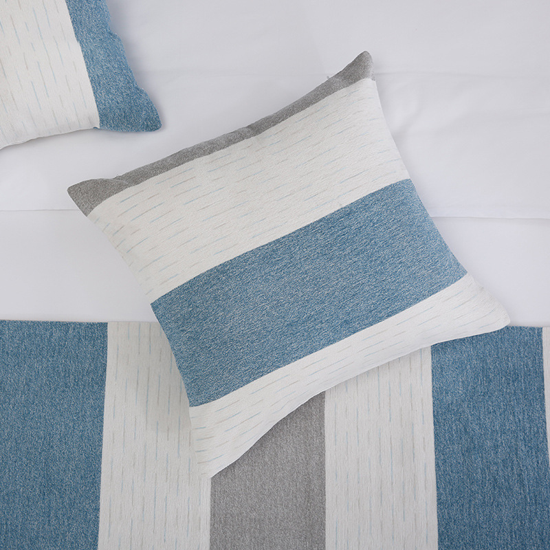 Nordic Light Luxury Wind Stripe Hotel Bed Runner Suit Manufacturers Customized Wholesale 12