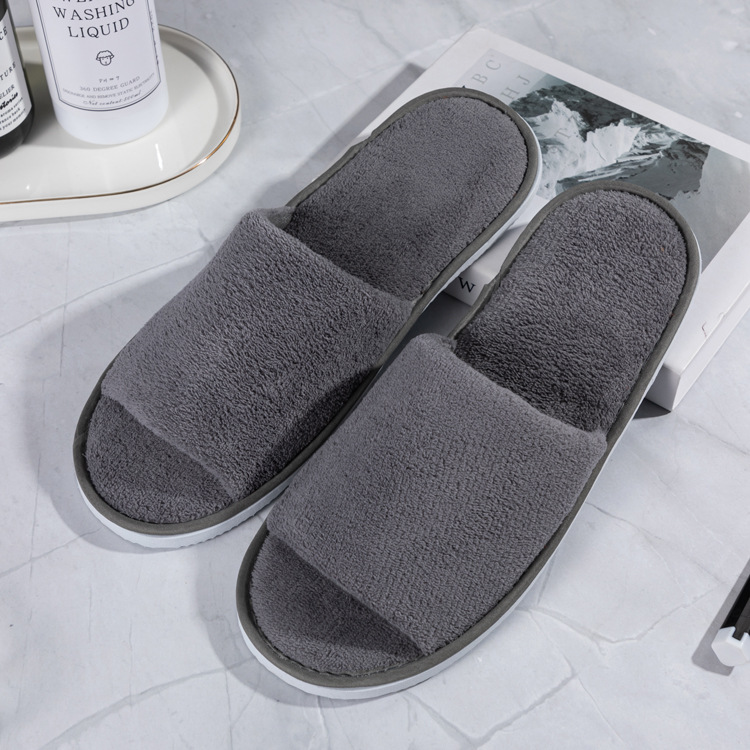 Five-Star Hotel Slippers With Coral Fleece For Manufacturers Custom Wholesale 19