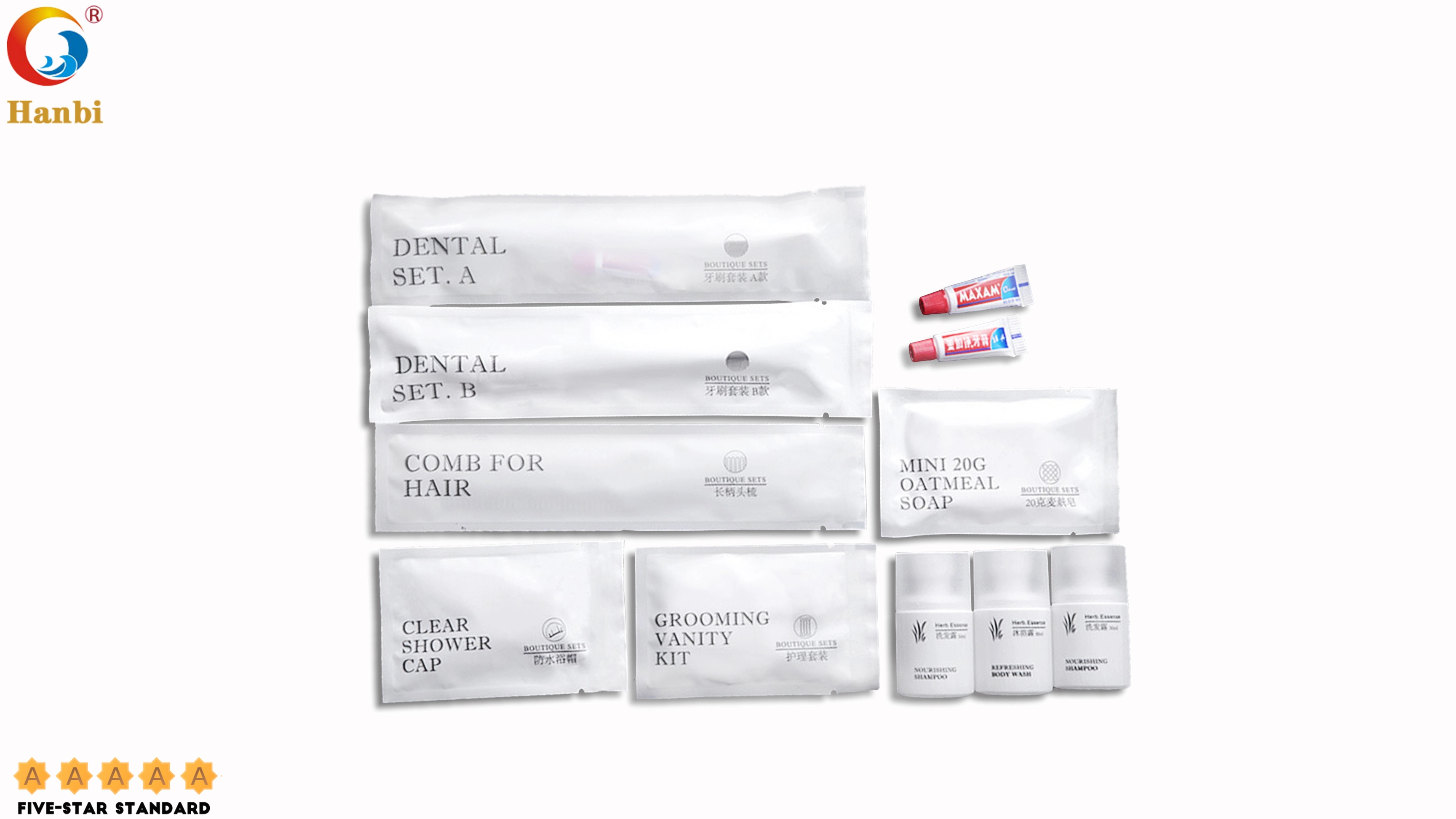 Hotel Bathroom Amenities With Plant Essence For Customized Wholesale -Hanbi 1