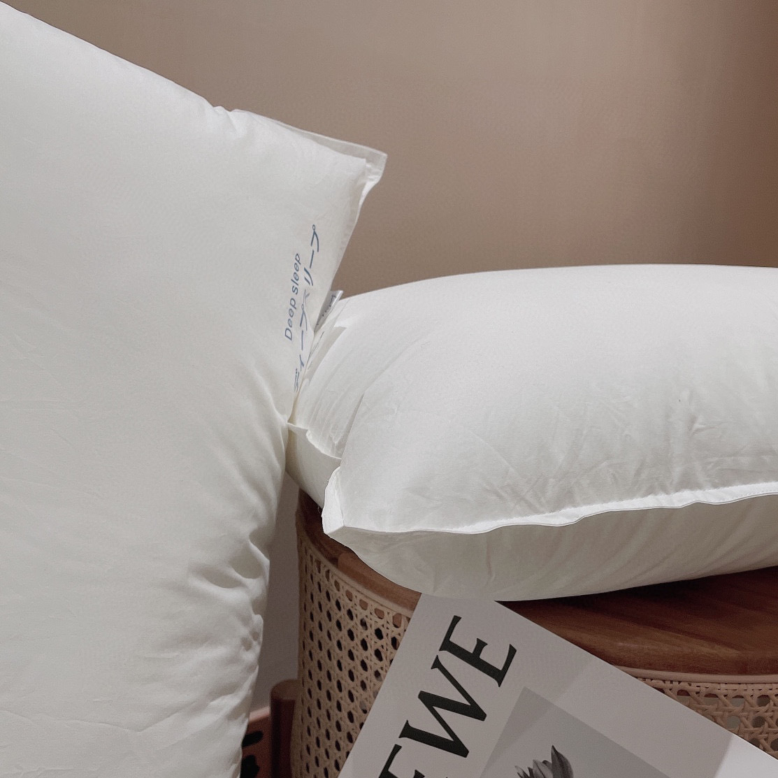 Hotel Quality Pillow for 100% Cotton Brushed Fluffy Pillow in Seven Star Hotel _Hanbi 13