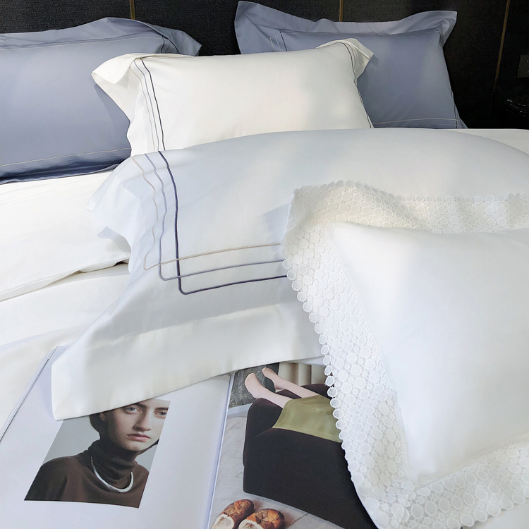 Hotel Bedding Set With Pakistan Long-Staple Cotton Sateen For Five-Star Hotel _Hanbi 10