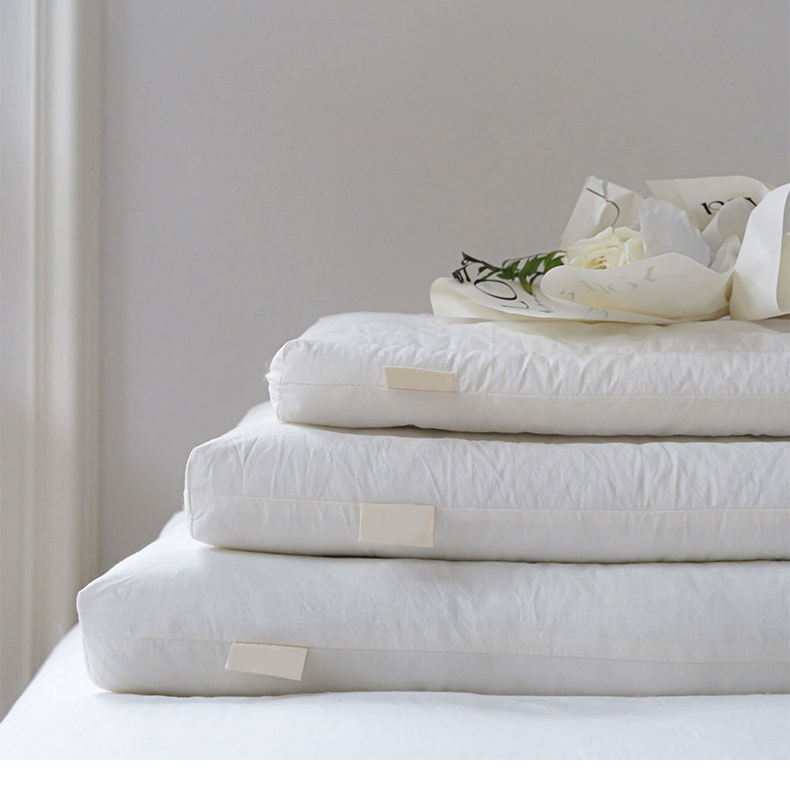 Hotel Pillow With Pure Cotton Washed For Customized Wholesale _Hanbi 12