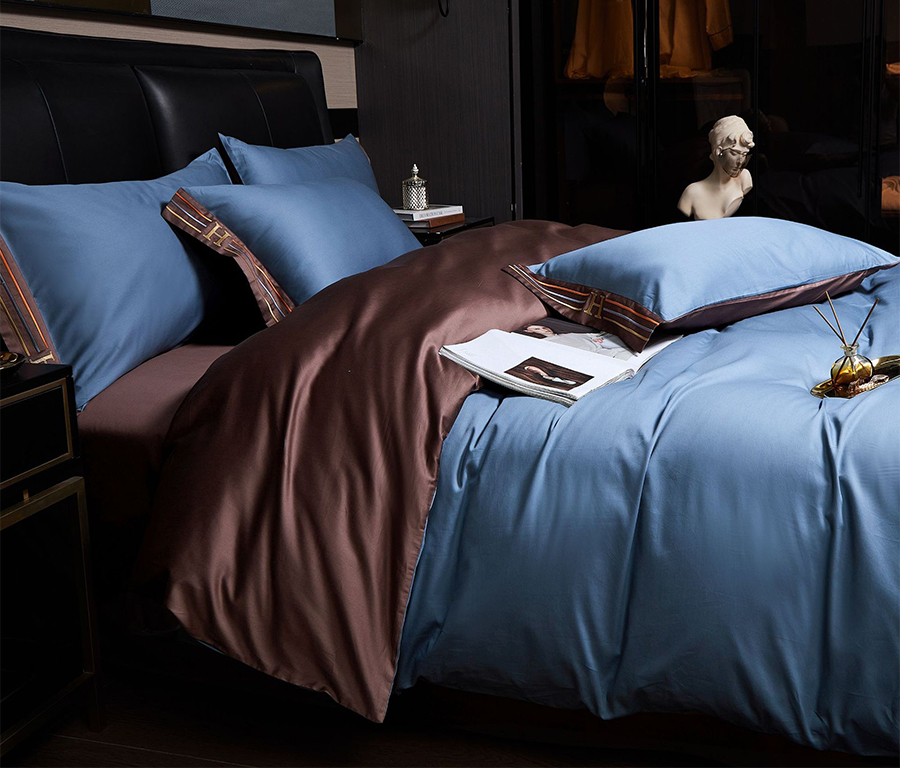 Autumn and Winter 60S Cotton Bed Embroidery Four-piece Set Wholesale 9