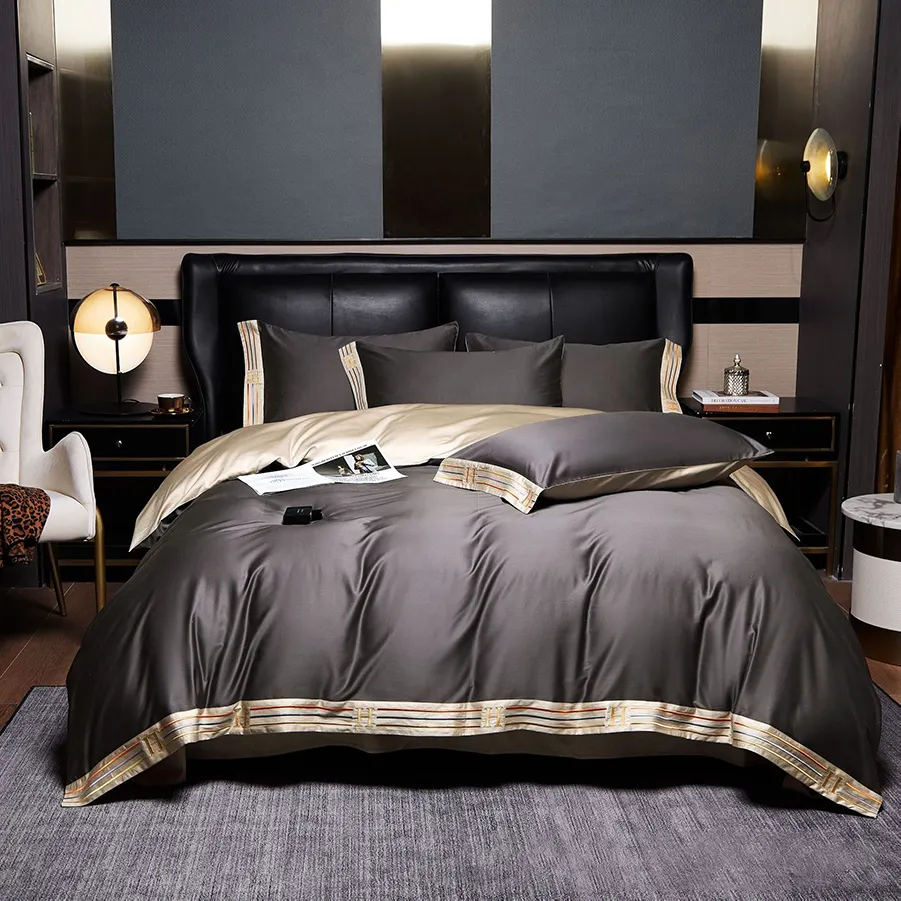 factory Direct hotel collection bedding sets free design | Hanbi Textile 4
