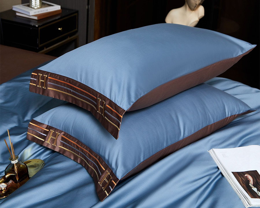 Autumn and Winter 60S Cotton Bed Embroidery Four-piece Set Wholesale 12