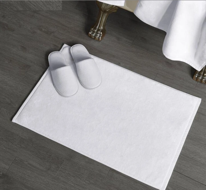 Hotel non slip bath mat cotton material good quality - Hanbi Textile 1