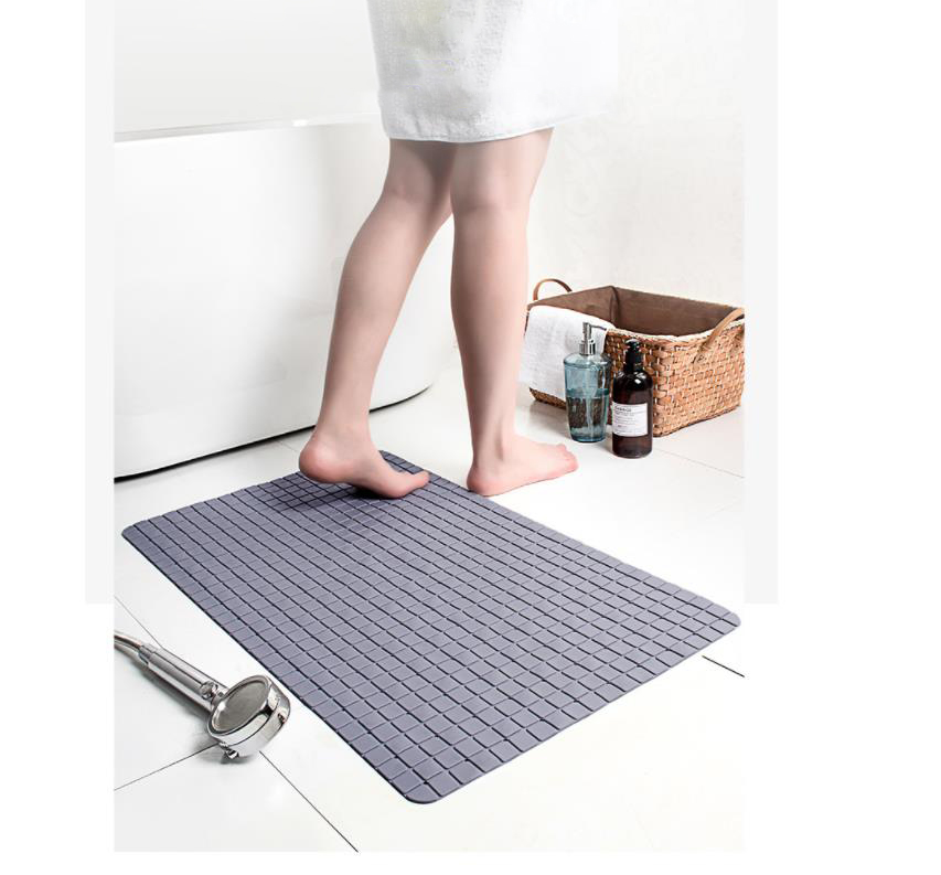Best bath mat PVC non-slip with outfall and vacuum chuck shower door mat Hanbi 8