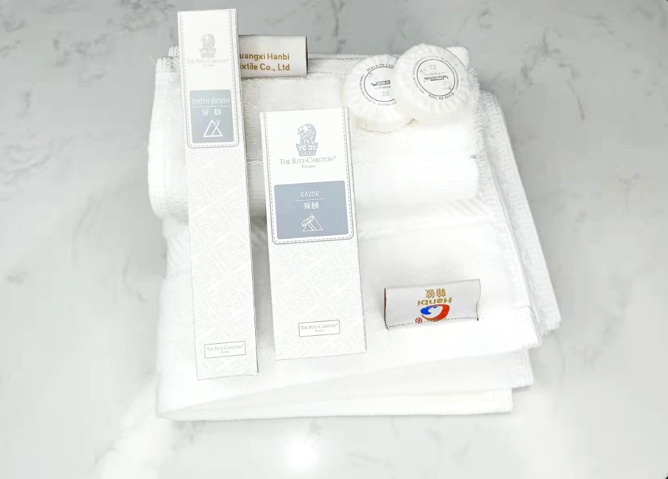 Luxury hotel towels wholesale pure cotton 3 pieces per set manufacturers 1