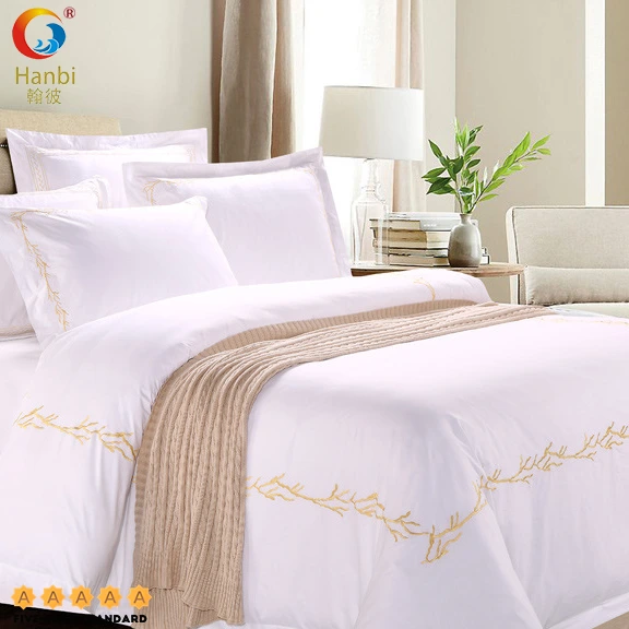 Pure Cotton Hotel Bedding Sets Custom Wholesale -Hanbi Textile 1