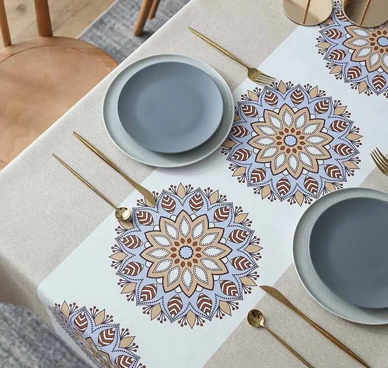 Custom linen tablecloths wholesale with good price Manufacturer | Hanbi Textile 4