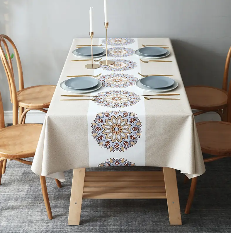 Custom linen tablecloths wholesale with good price Manufacturer | Hanbi Textile 2