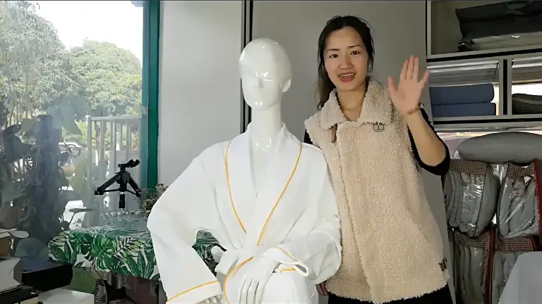 Hanbi Textile | Bespoke best cotton bathrobes factory price 2