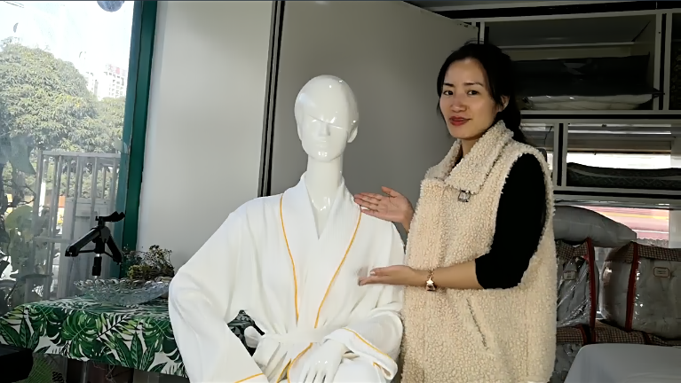 Hot Sale Hotel Waffle Bathrobe Good Quality Favourable Price - Hanbi Textile 10