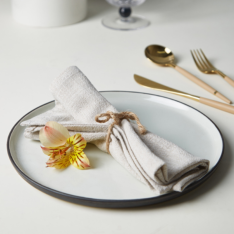 Cloth Napkins With Cotton And Linen In Star Restaurant To Custom Wholesale 9