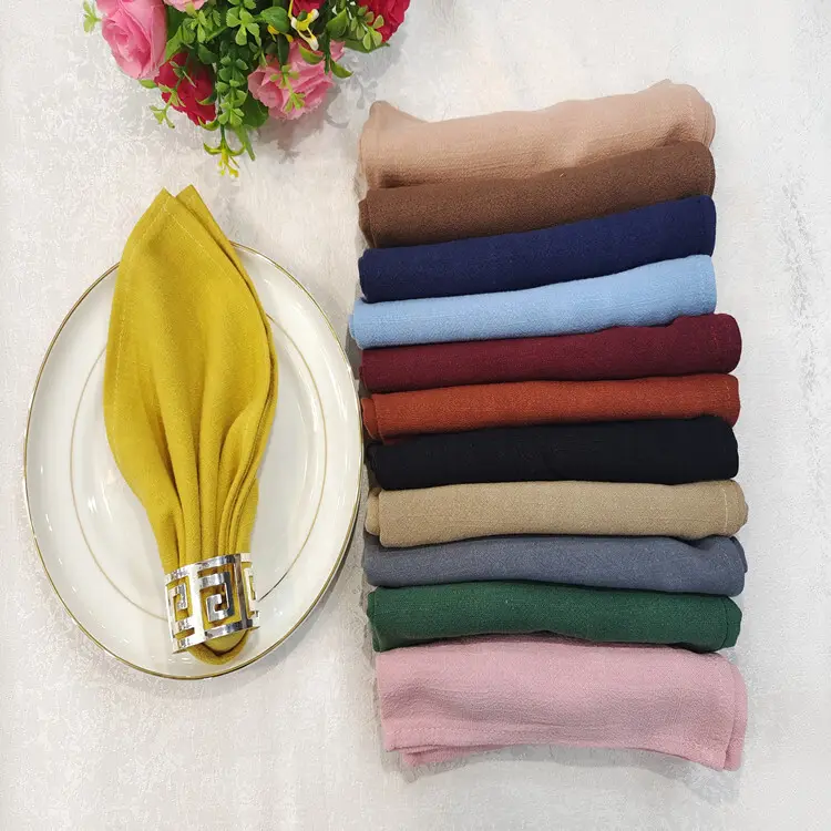 Custom Cloth Napkins with custom services Manufacturer | Hanbi Textile 7