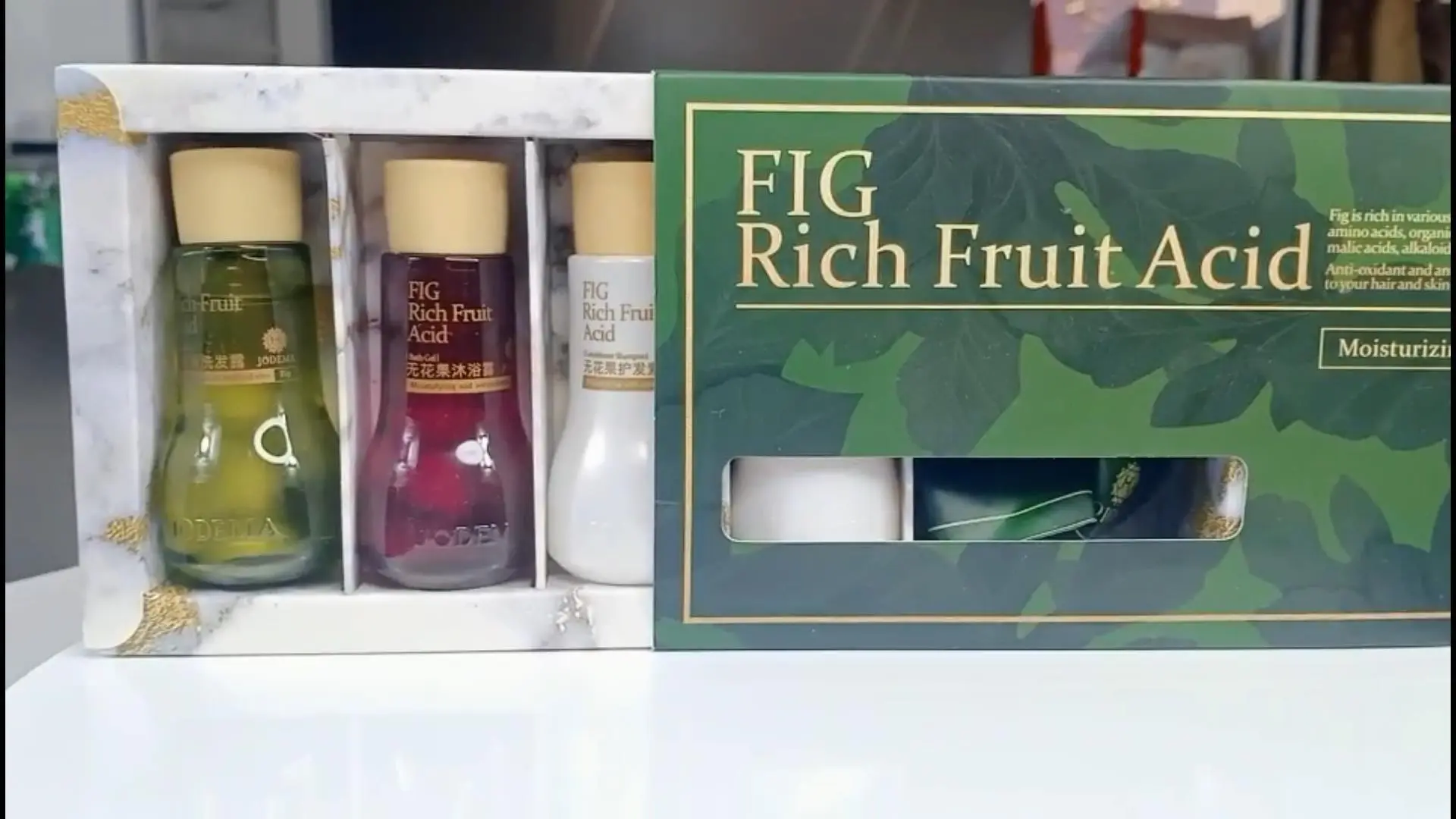 Natural fragrance hotel style shampoo bath gel and soap suit for travel-Hanbi textile 1