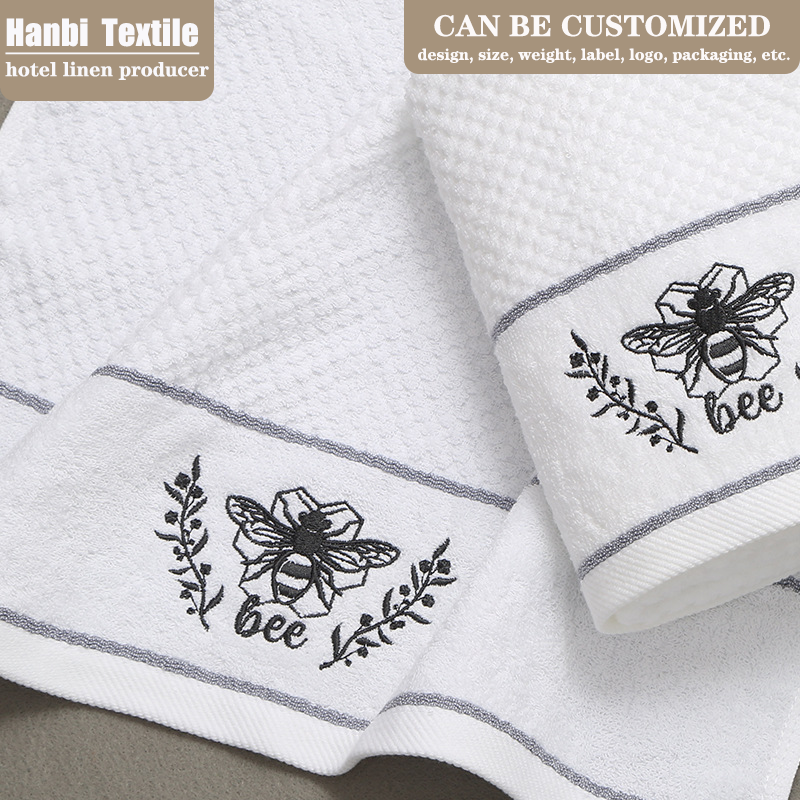 Five-Star Hotel Satin Files Towel Custom Purchase -Hanbi Textile 21